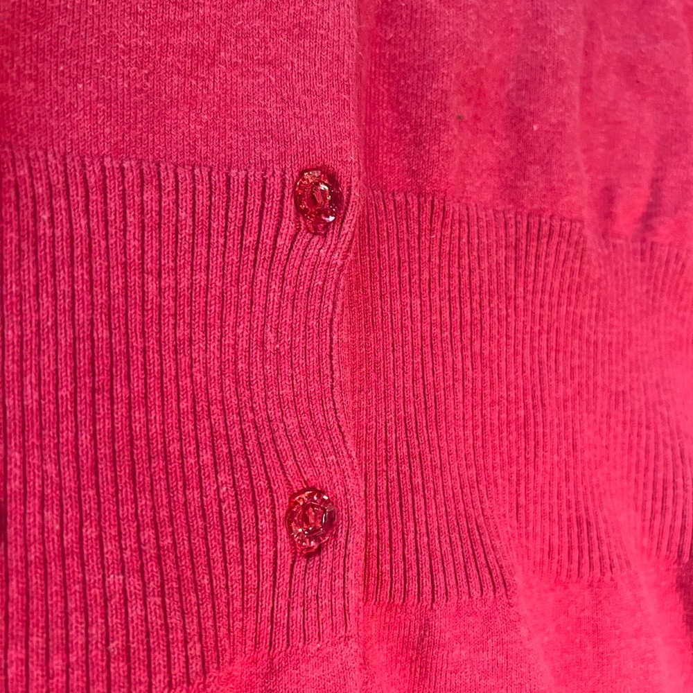 Kersh waist length fitted Pink cardigan - Picture 2 of 5